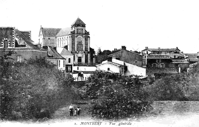 Ville de Montbert (Bretagne).