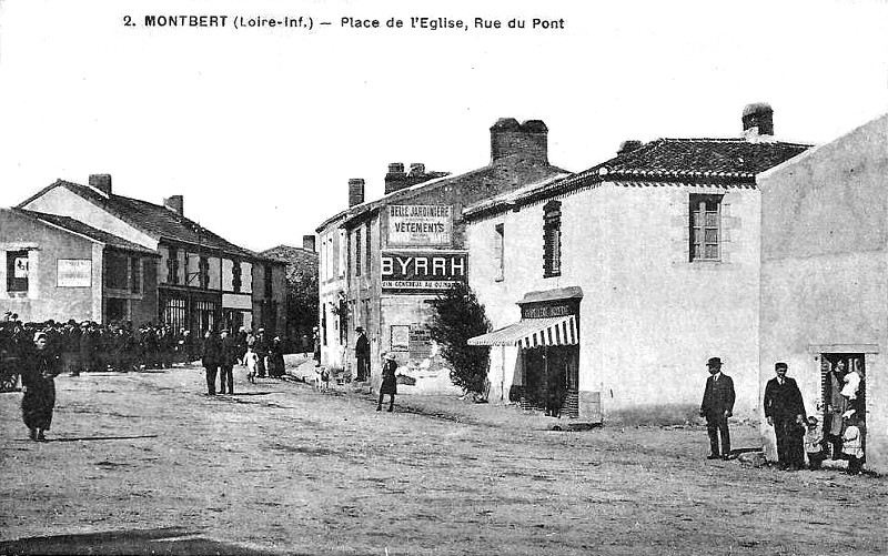 Ville de Montbert (Bretagne).