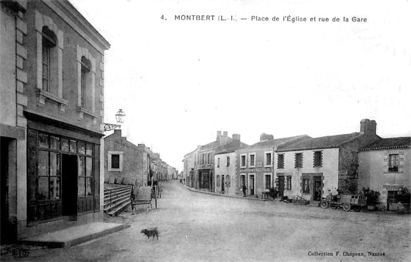 Ville de Montbert (Bretagne).