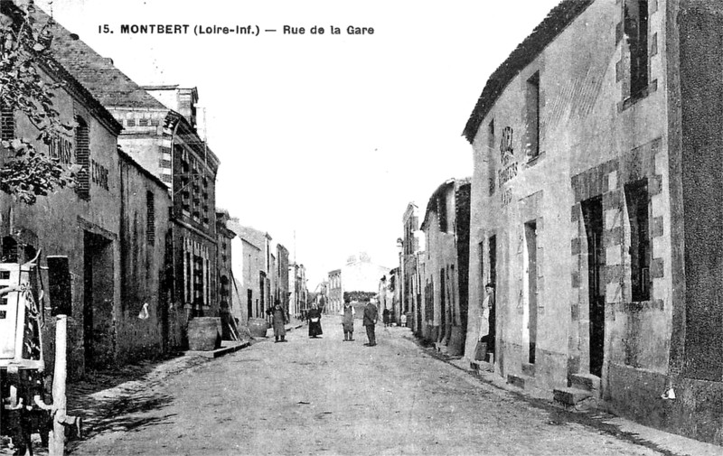 Ville de Montbert (Bretagne).