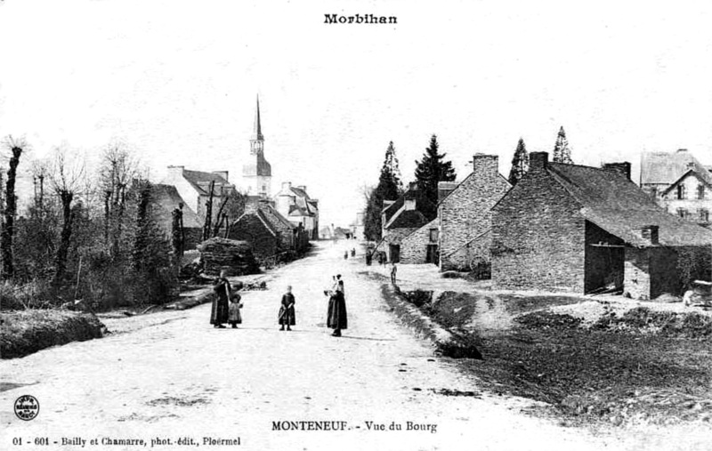 Ville de Monteneuf (Bretagne).