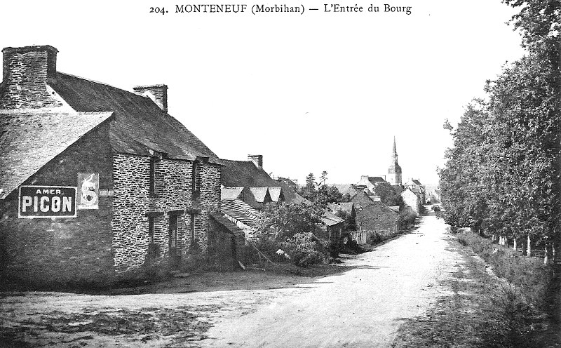 Ville de Monteneuf (Bretagne).