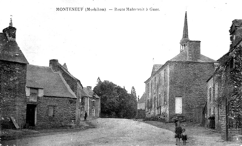 Ville de Monteneuf (Bretagne).