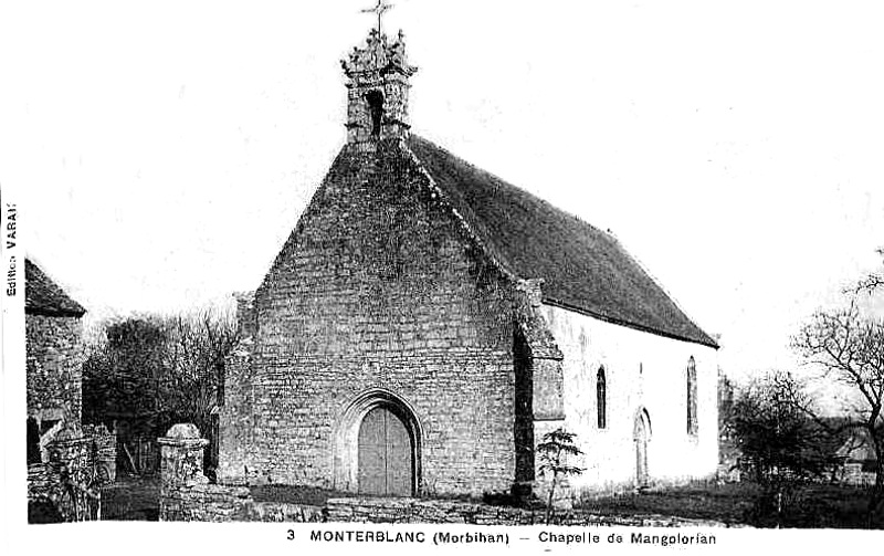 Chapelle de Montgolrian  Monterblanc (Bretagne).