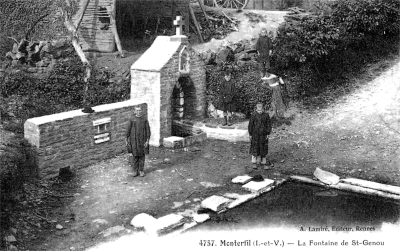 Fontaine de Monterfil (Bretagne).