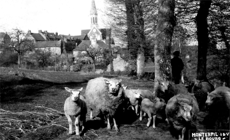 Ville de Monterfil (Bretagne).