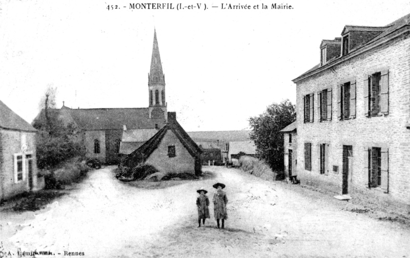 Ville de Monterfil (Bretagne).