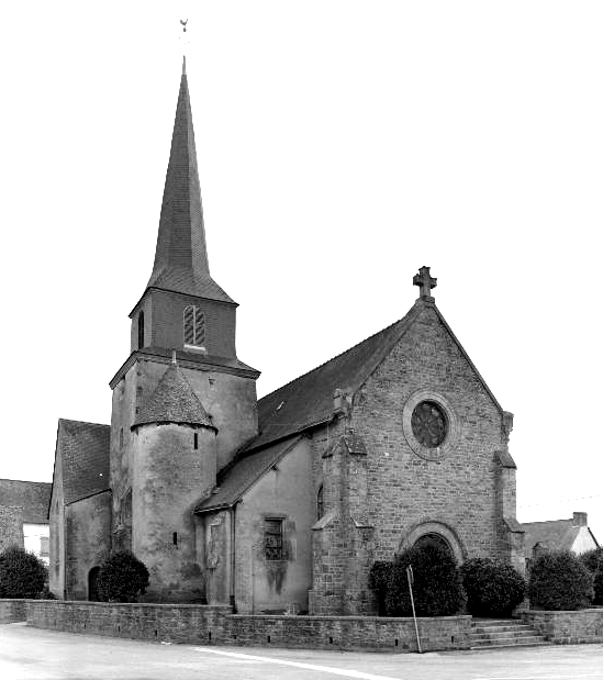 Eglise de Monterrein (Bretagne).