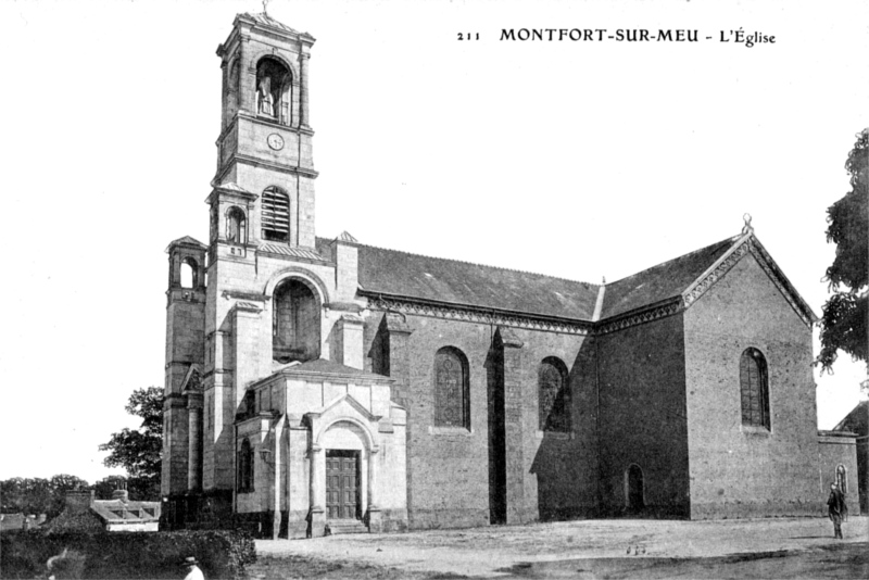 Eglise de Montfort-sur-Meu (Bretagne).