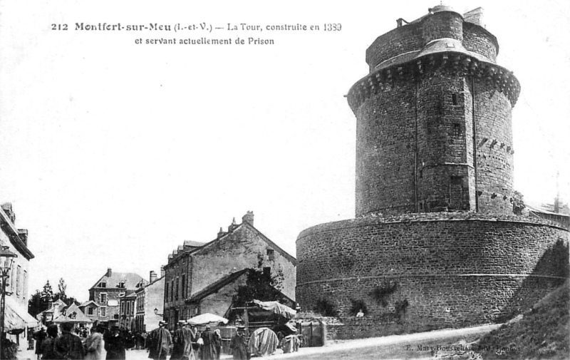 Ville de Montfort-sur-Meu (Bretagne).