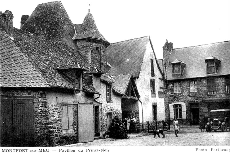 Ville de Montfort-sur-Meu (Bretagne).