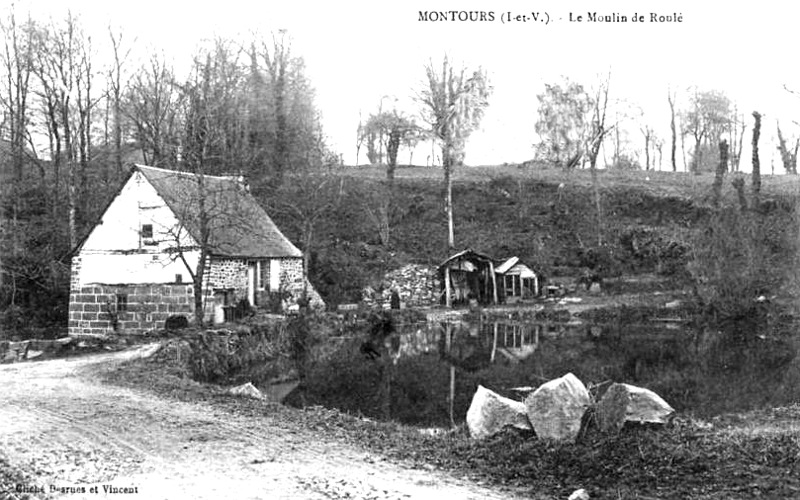 Moulin de Montours (Bretagne).