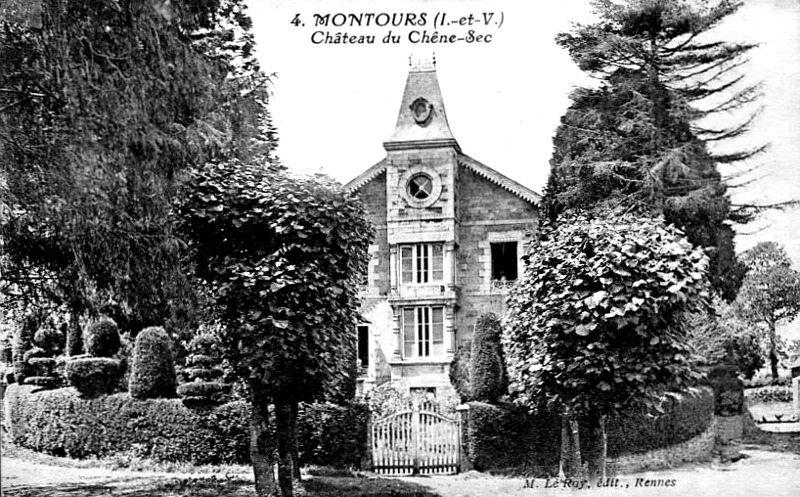Chteau de Montours (Bretagne).