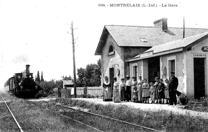 Gare de Montrelais (anciennement en Bretagne).