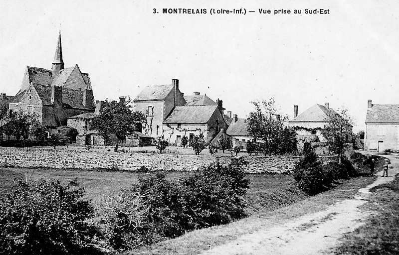 Ville de Montrelais (anciennement en Bretagne).