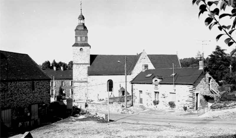 Ville de Montreuil-sous-Prouse (Bretagne).