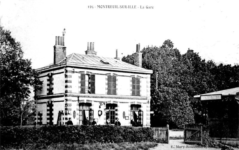 Gare de Montreuil-sur-Ille (Bretagne).