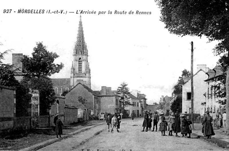 Ville de Mordelles (Bretagne).