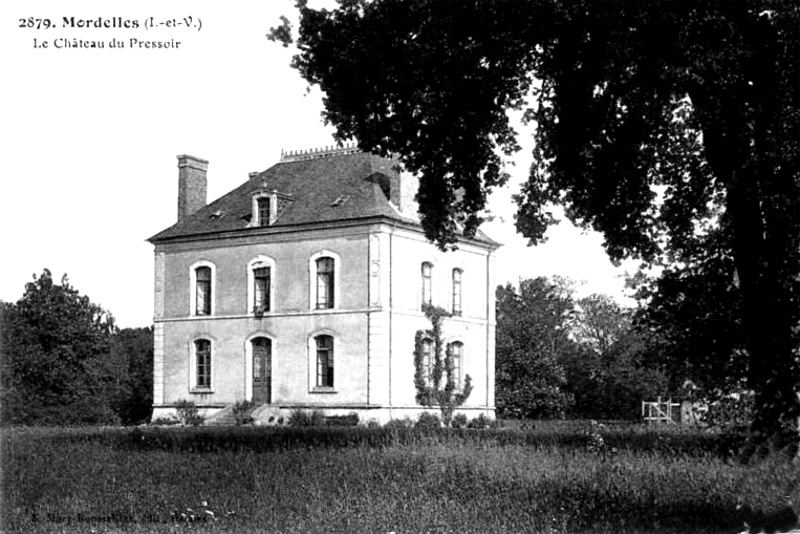 Chteau du Pressoir  Mordelles (Bretagne).