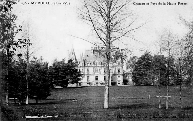 Chteau de Haute-Forest  Mordelles (Bretagne).