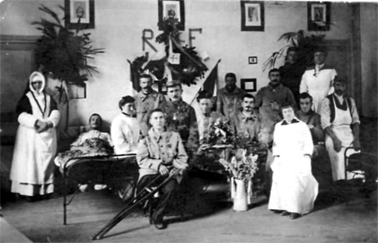 Hpital Militaires de Morlaix en 1914-1918 (Bretagne).