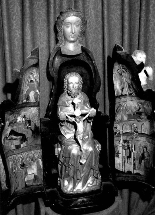 Morlaix (Bretagne) : statue de Notre-Dame du Mur.