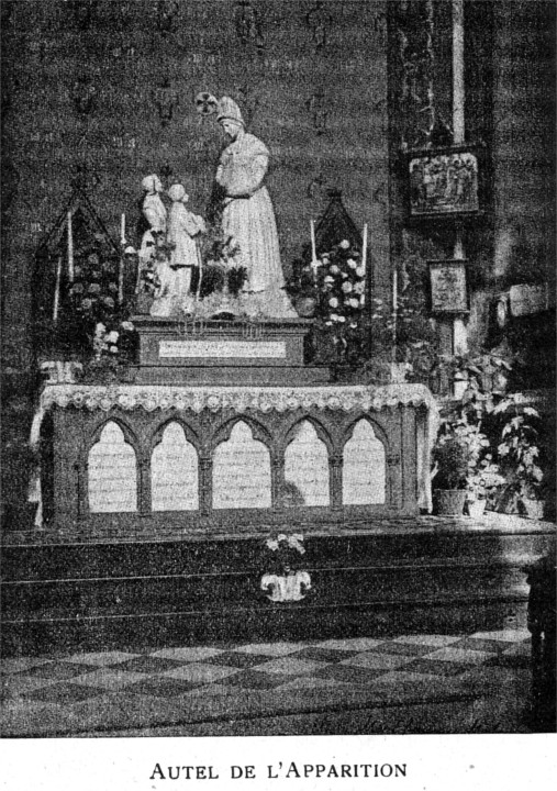 La Salette de Morlaix : l'autel de l'apparition (Bretagne).
