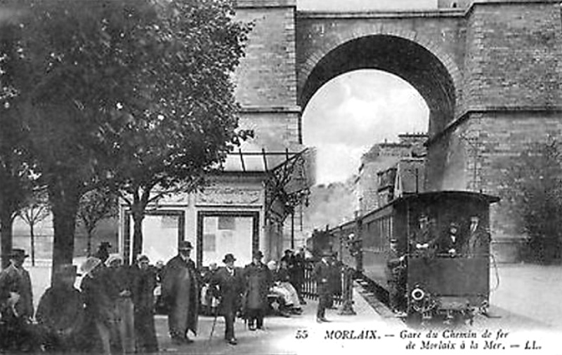 Ville de Morlaix (Bretagne).