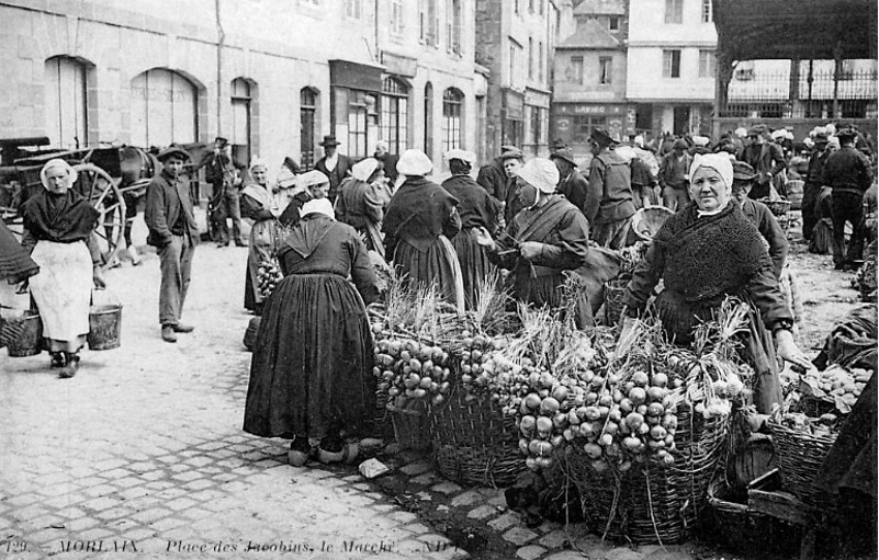 Ville de Morlaix (Bretagne).