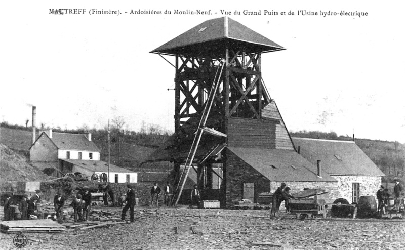 Ville de Motreff (Bretagne).