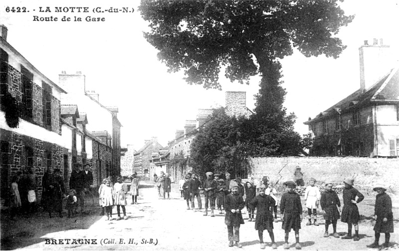 Ville de la Motte (Bretagne).