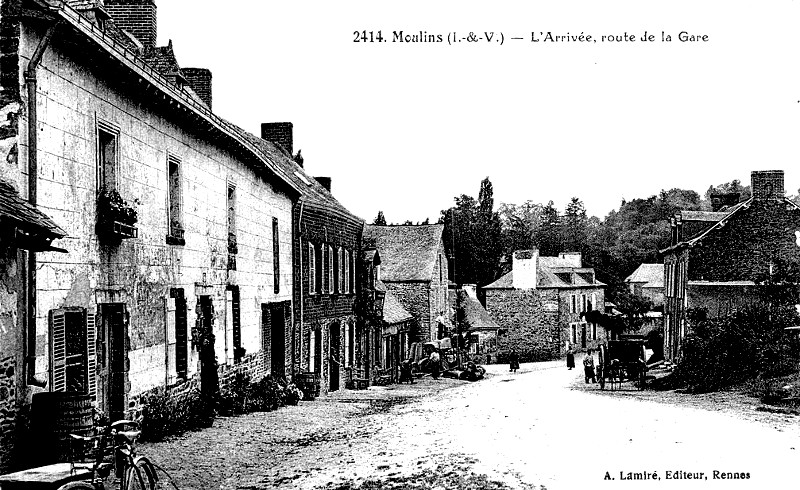 Ville de Moulins (Bretagne).