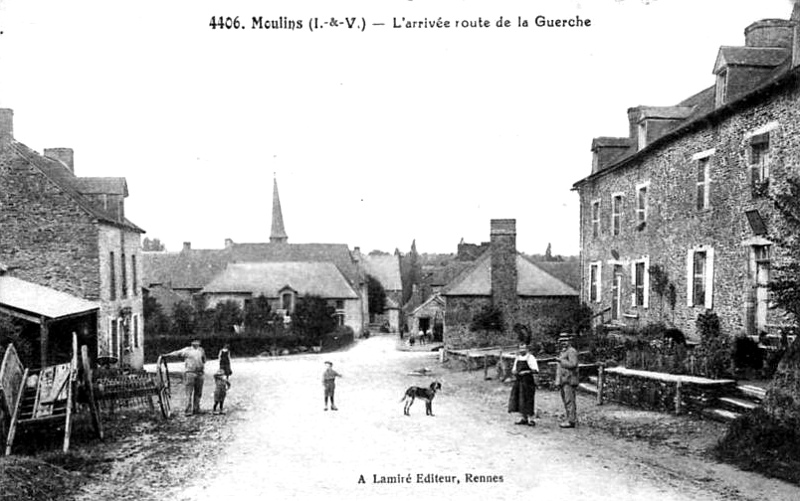 Ville de Moulins (Bretagne).