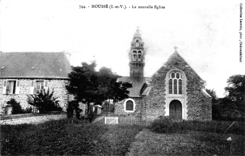 Nouvelle glise de la ville de Mouss (Bretagne).