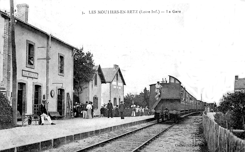 Gare des Moutiers-en-Retz (anciennement en Bretagne).