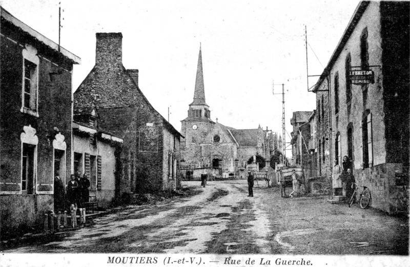 Ville de Moutiers (Bretagne).