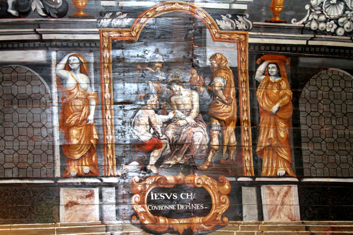 Mr-de-Bretagne : fresque de la chapelle Sainte-Suzanne
