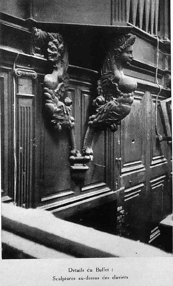 L'ancien orgue de la cathdrale de Nantes.