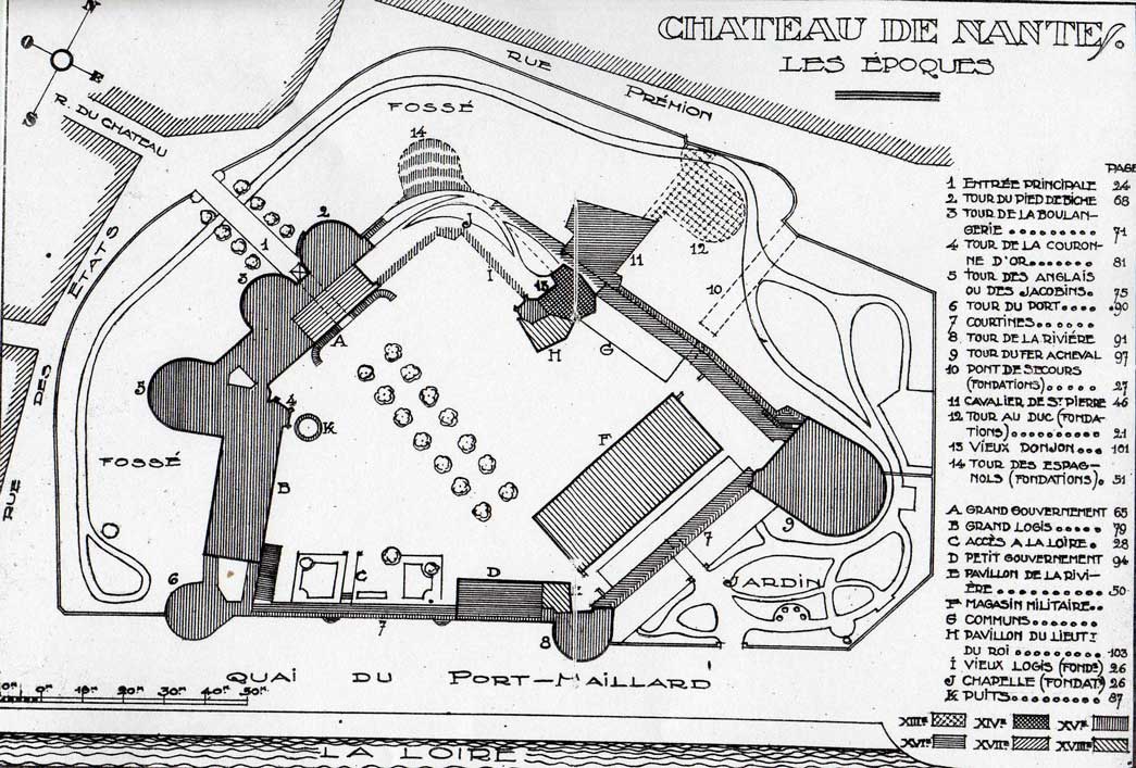 Nantes : chteau des ducs de Bretagne