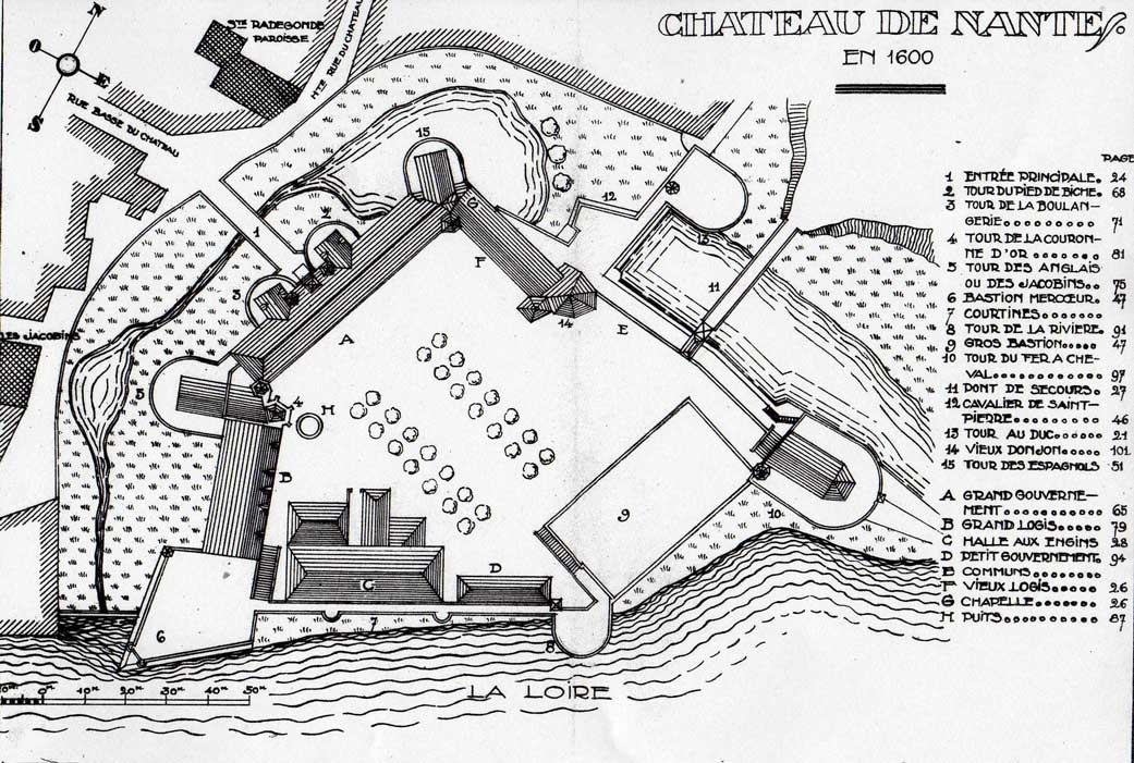 Nantes : chteau des ducs de Bretagne