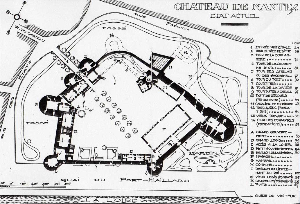 Nantes : chteau des ducs de Bretagne