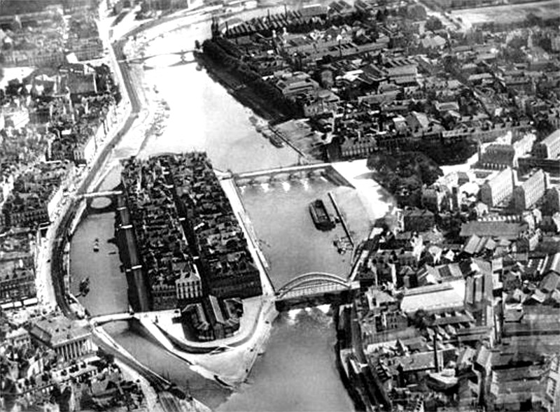 Ville de Nantes : l'le Feydeau.