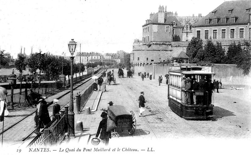 Nantes : le quai et port Maillard.