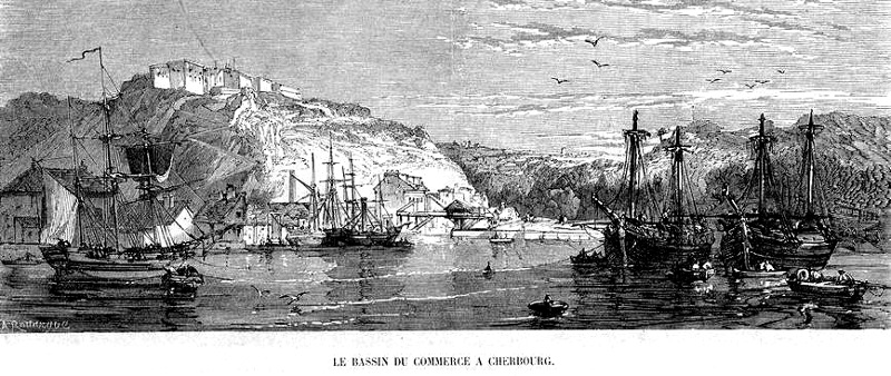 Voyage de Napoléon III et de son épouse Eugénie en Normandie et en Bretagne.
