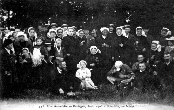 Ville de Nant-sur-Yvel (Bretagne) : anne 1905.