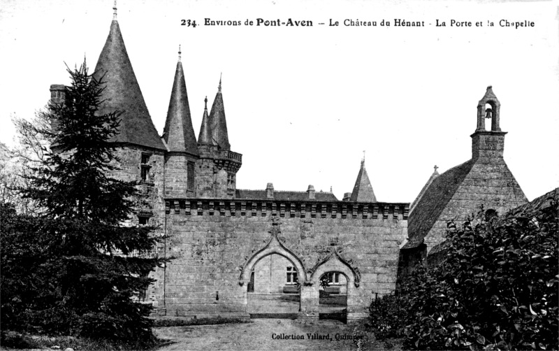 Chteau du Hnant ou Hnan   Nvez (Bretagne).