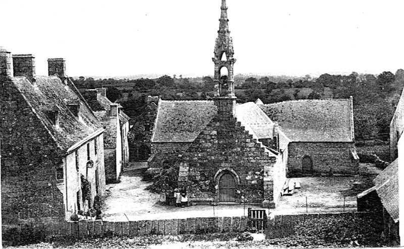 Chapelle Sainte-Barbe de  Nvez (Bretagne).