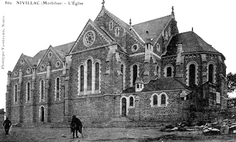 Eglise de Nivillac (Bretagne).