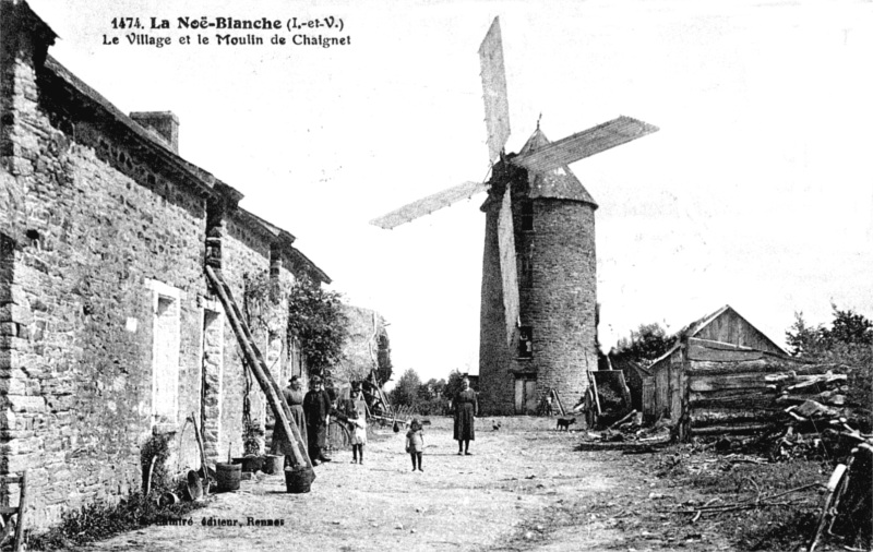 Moulin de La Noë-Blanche (Bretagne).