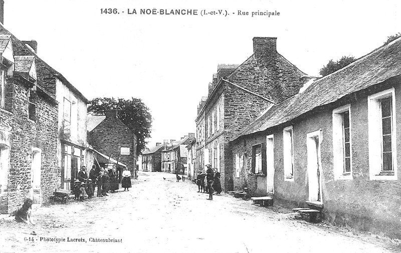 Ville de La Noë-Blanche (Bretagne).